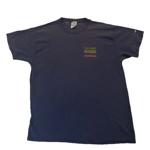 Vintage COMPAQ Navy T Shirt XL‎ Y2K 90s  Distressed Destination San Francisco